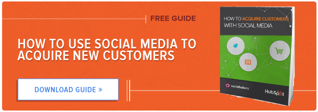 free guide: acquire customers with social media