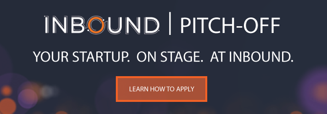 apply for the INBOUND 2016 startup pitch-off