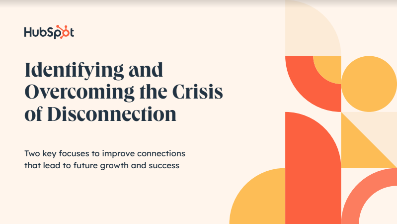 Identifying and Overcoming the Crisis of Disconnection cover photo