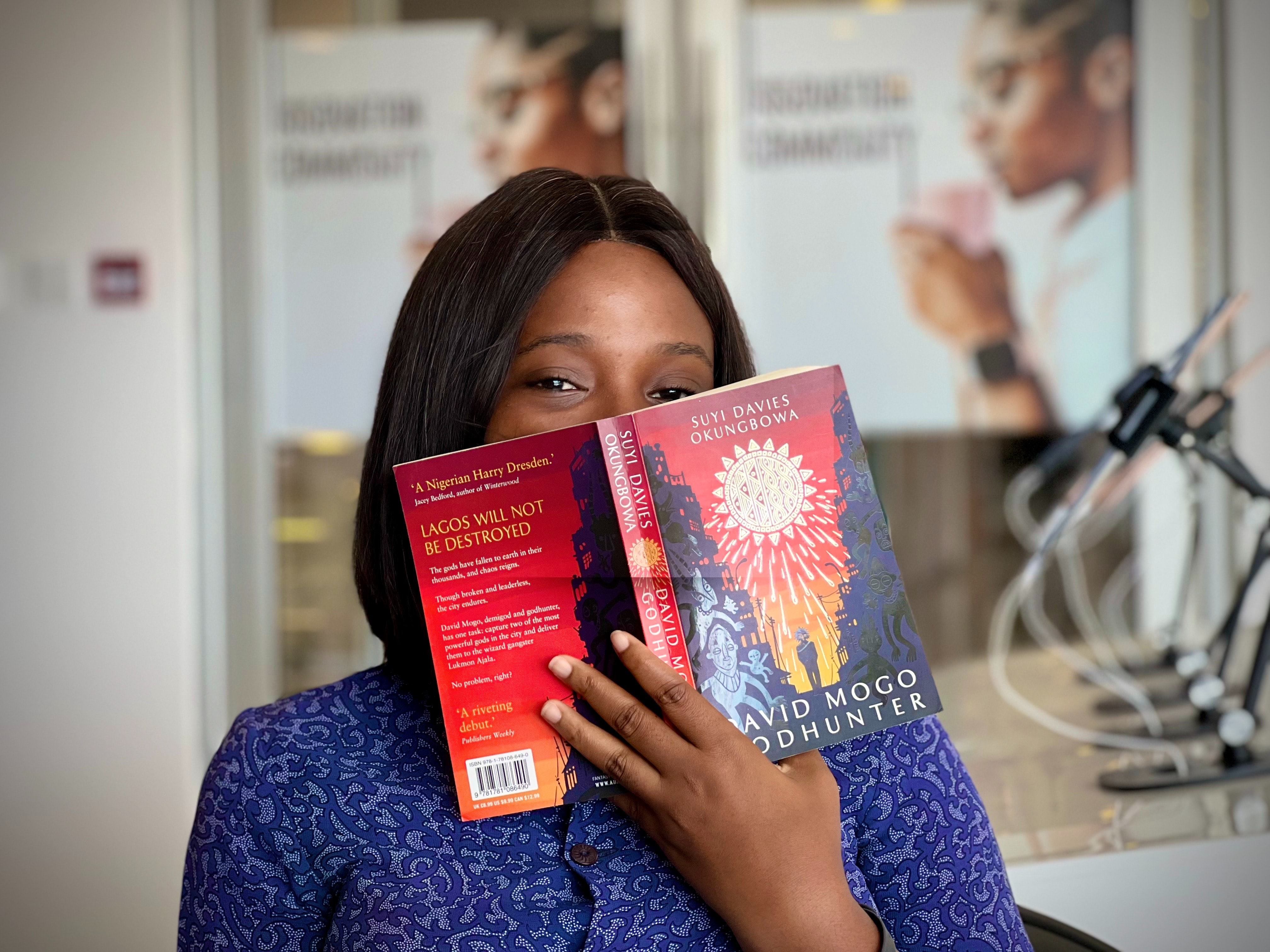 Black woman reading