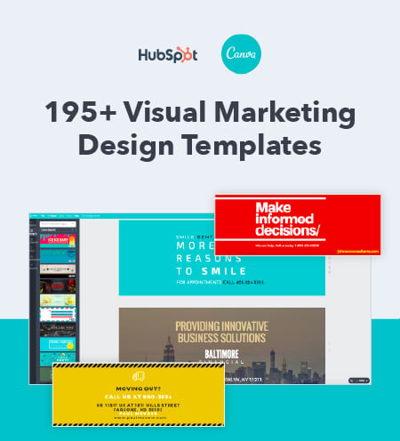 195+ Visual Marketing Design Templates - HubSpot & Canva