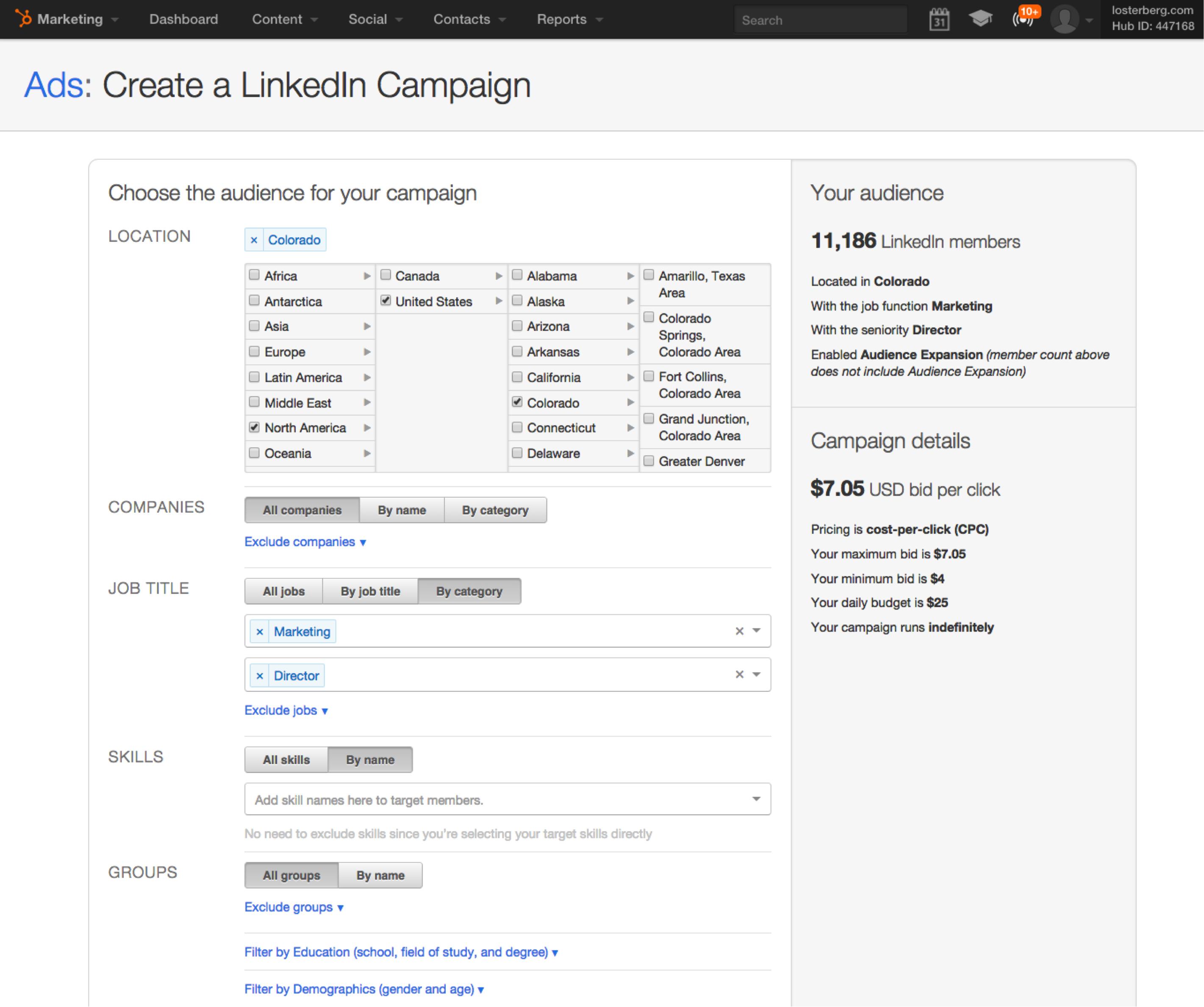 Create Linkedin paid ads with ease
