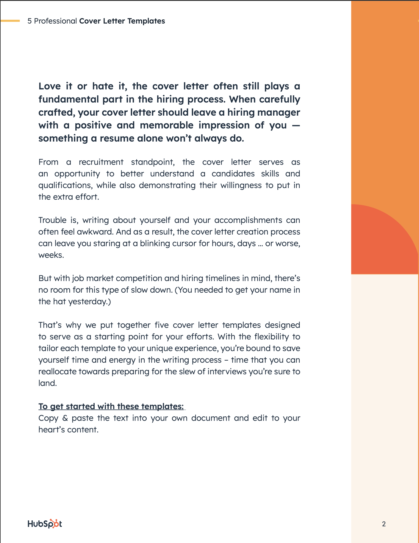Cover Letter Templates - 4