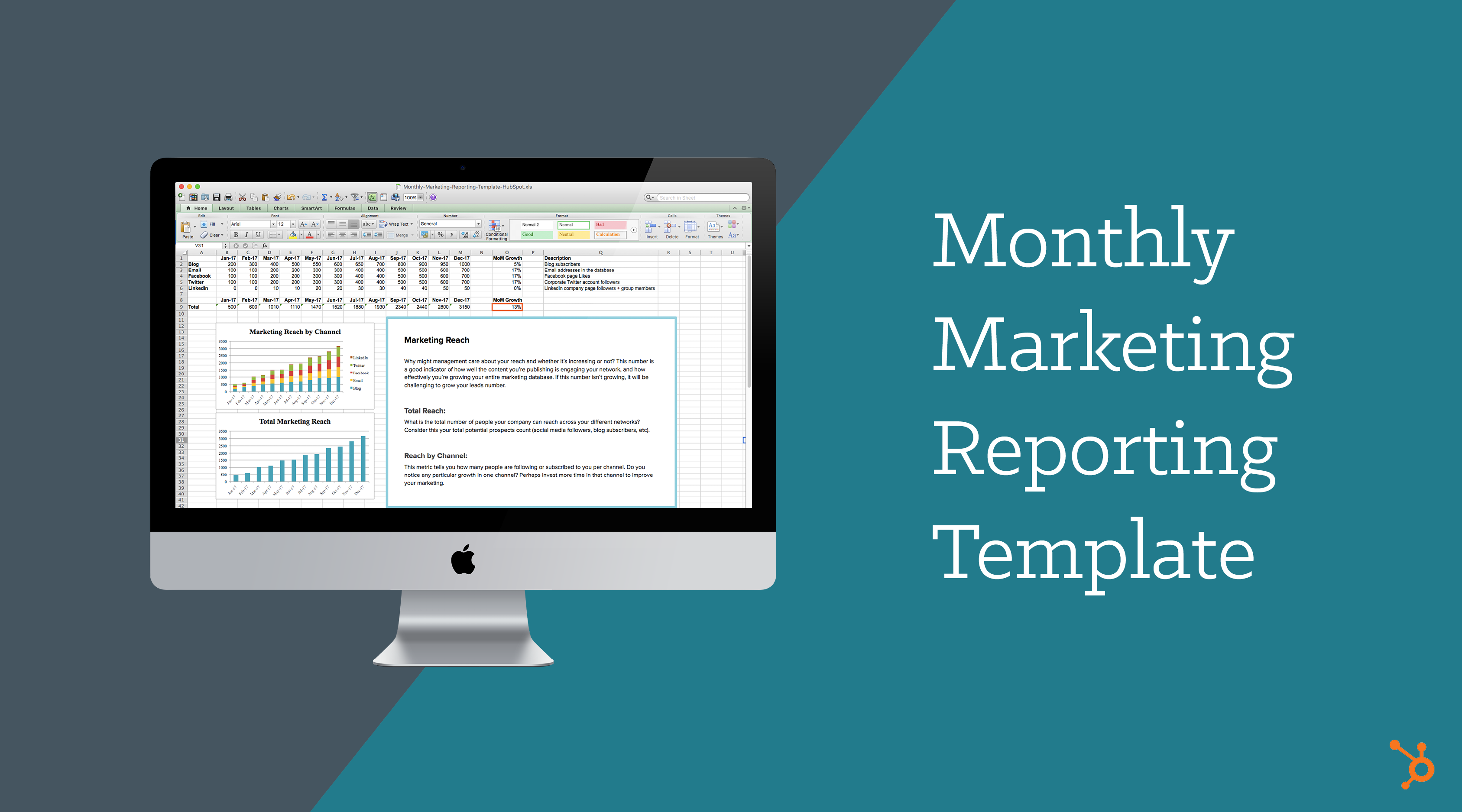 Monthly Marketing Reporting Template Free Download