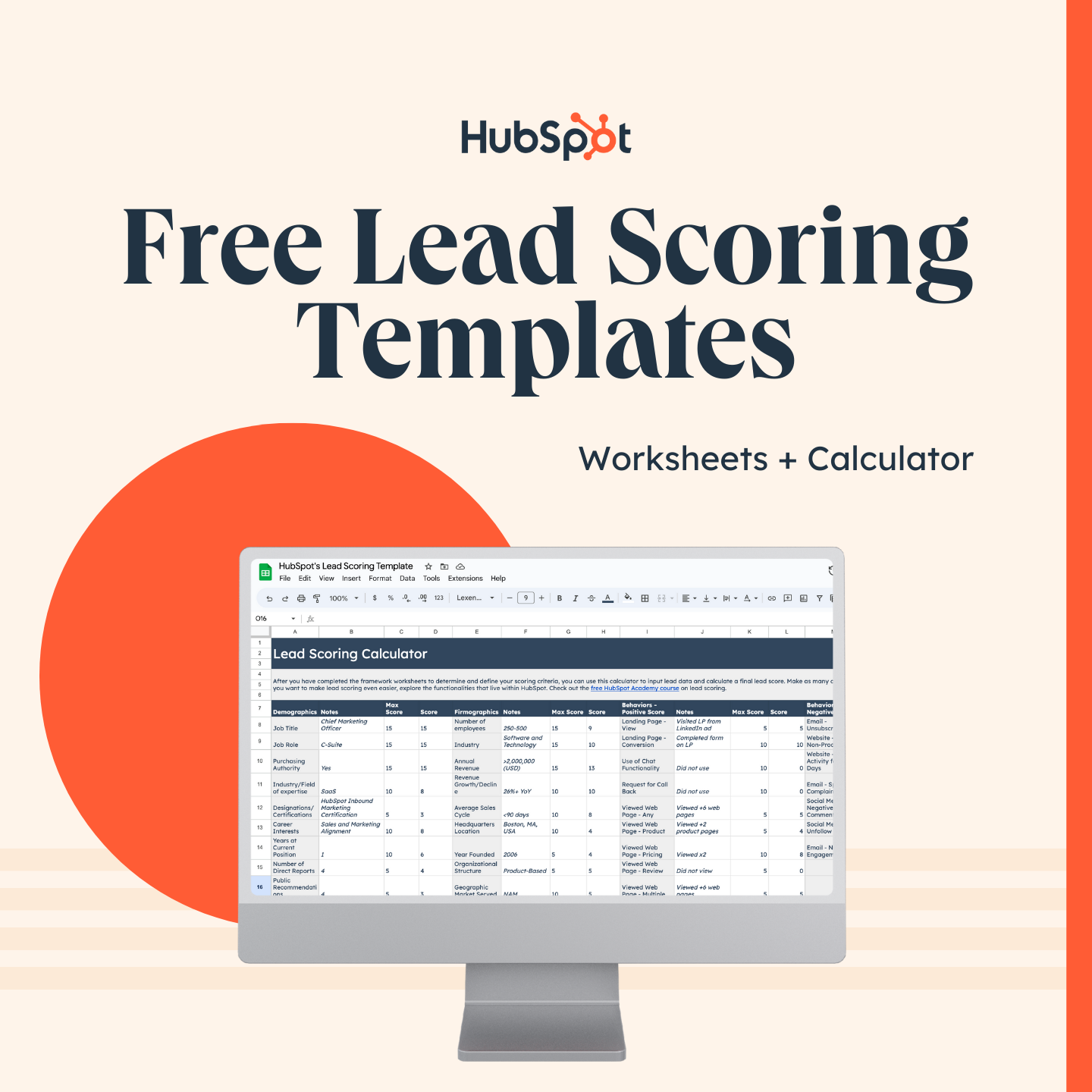 Lead Scoring Templates