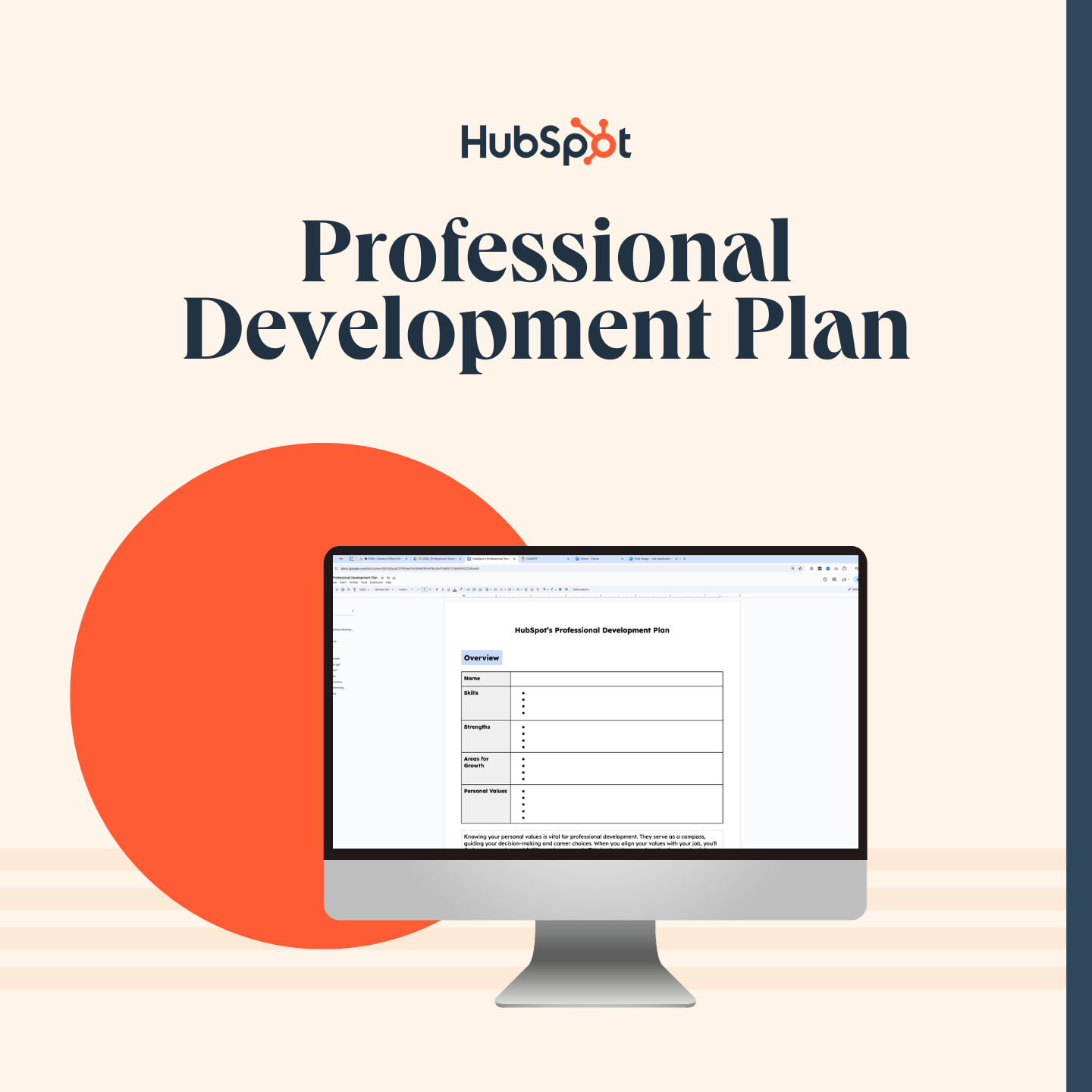 Professional Development Plan Template