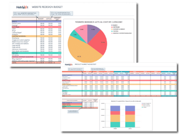 8 Marketing Budget Templates