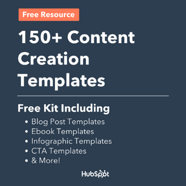 The Complete Collection of Content Creation Templates