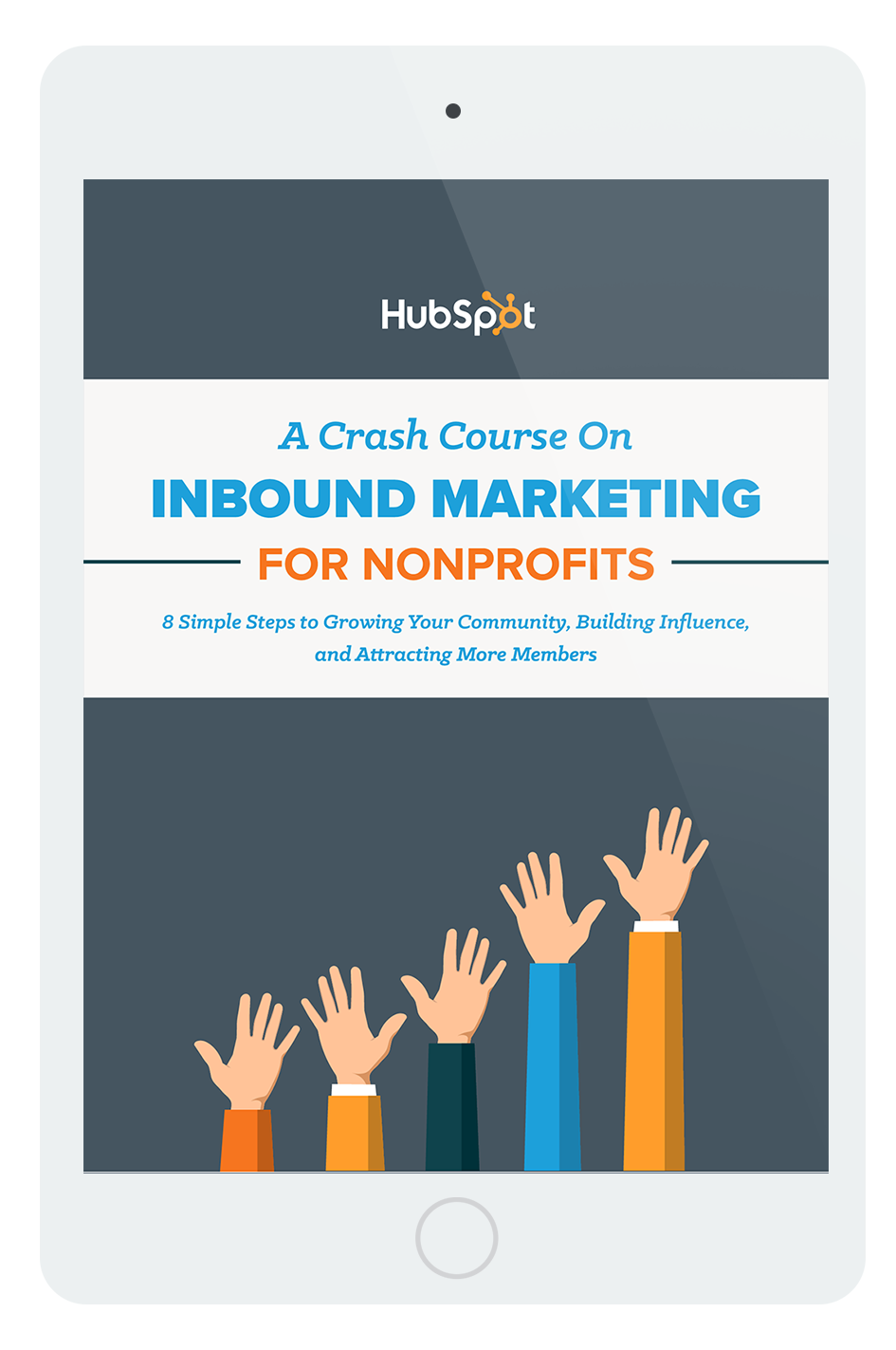 Download HubSpot | A Crash Course on Inbound Marketing for Nonprofits PSD Mockup Templates