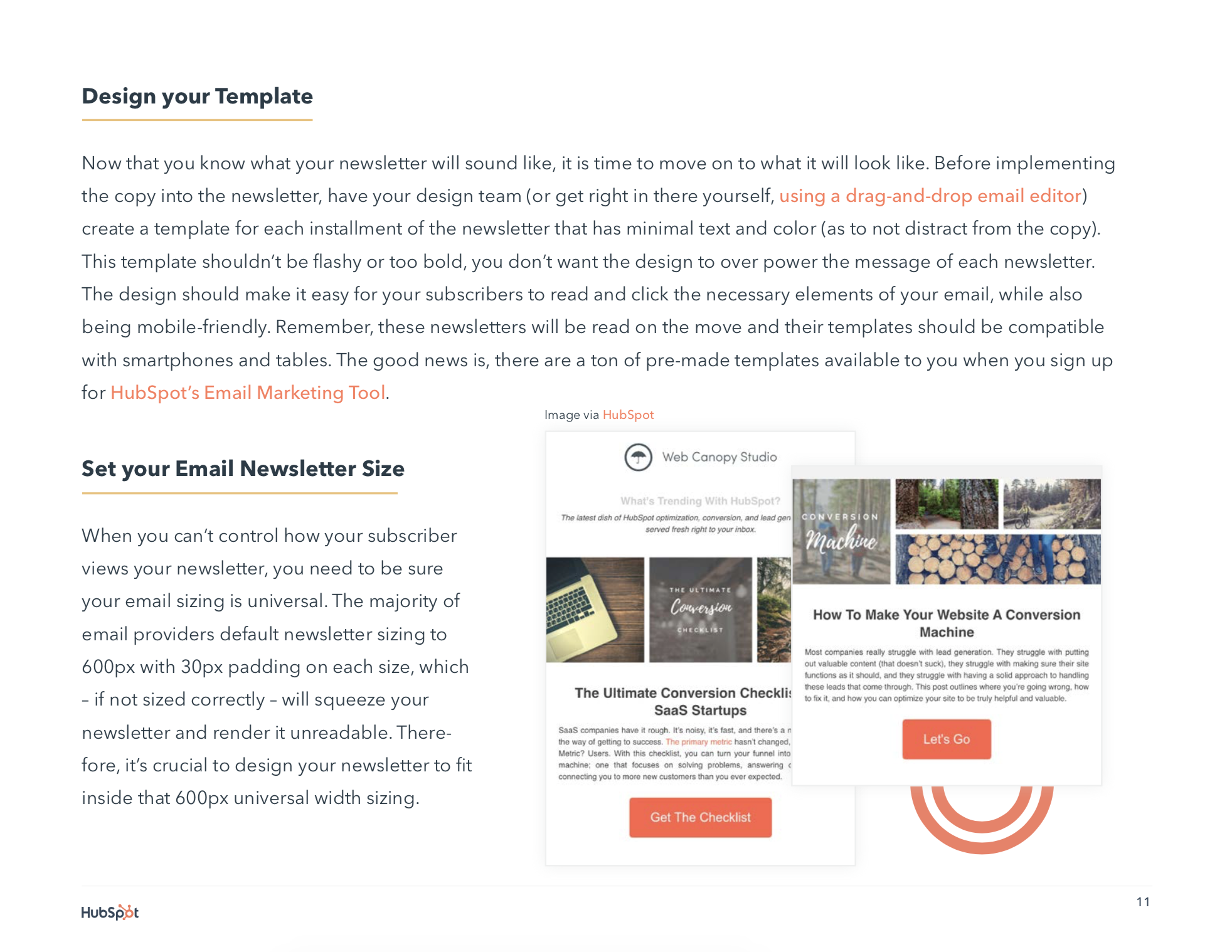 how to make a newsletter