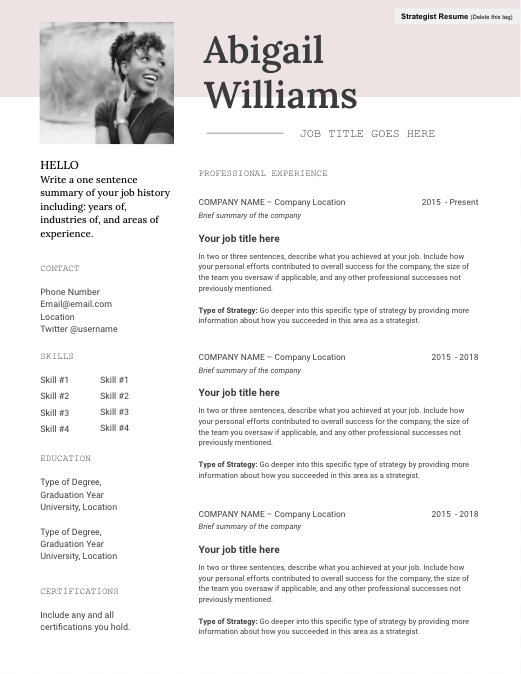 Free Newspaper Theme Resume Template - Freesumes