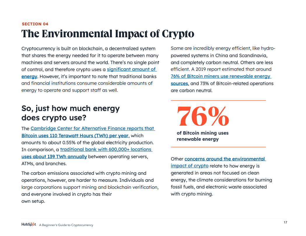 crypto and the environment