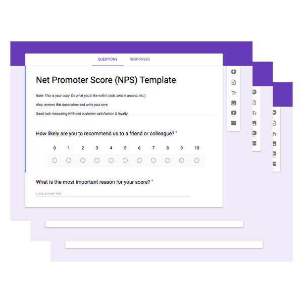 customer nps survey template