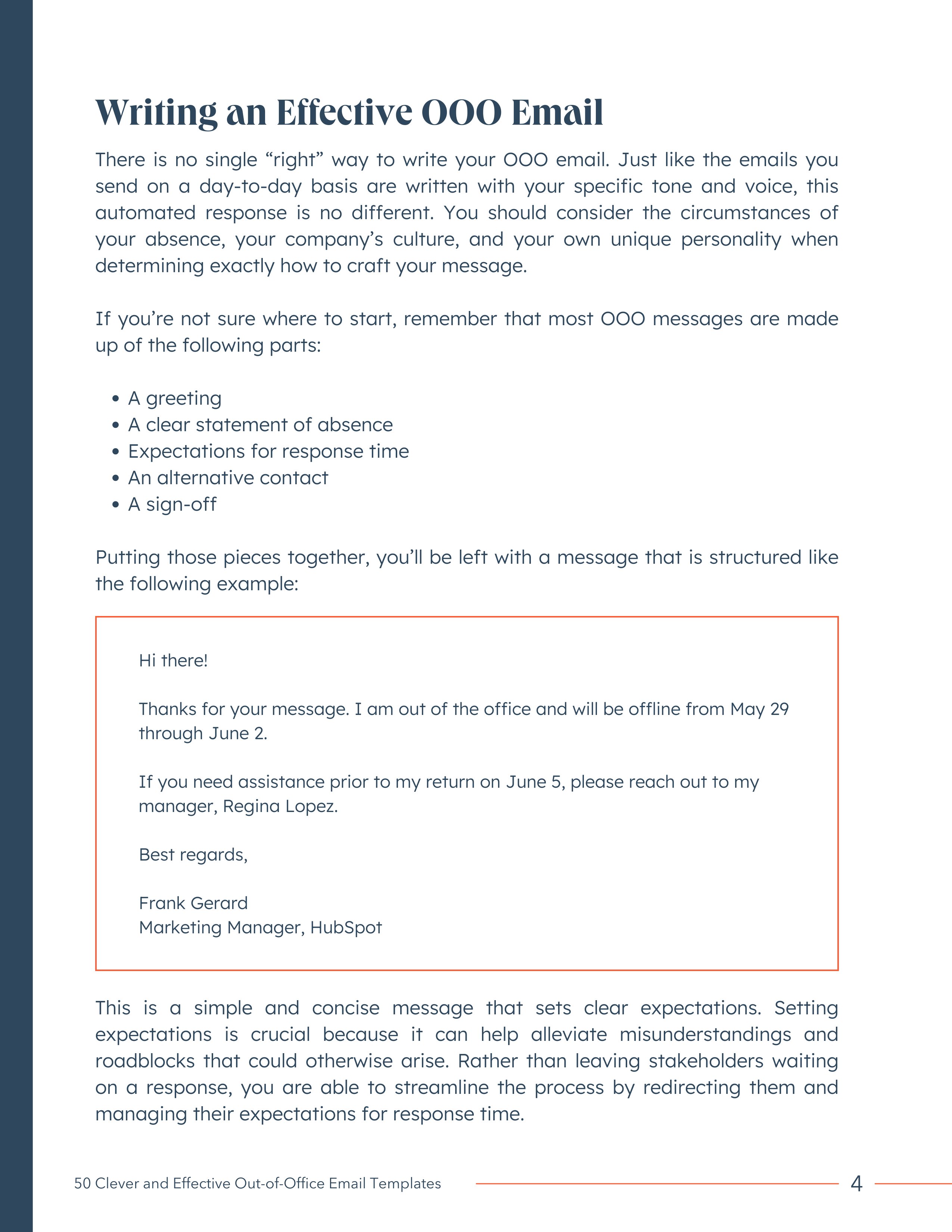 ebook - OOO Email Templates