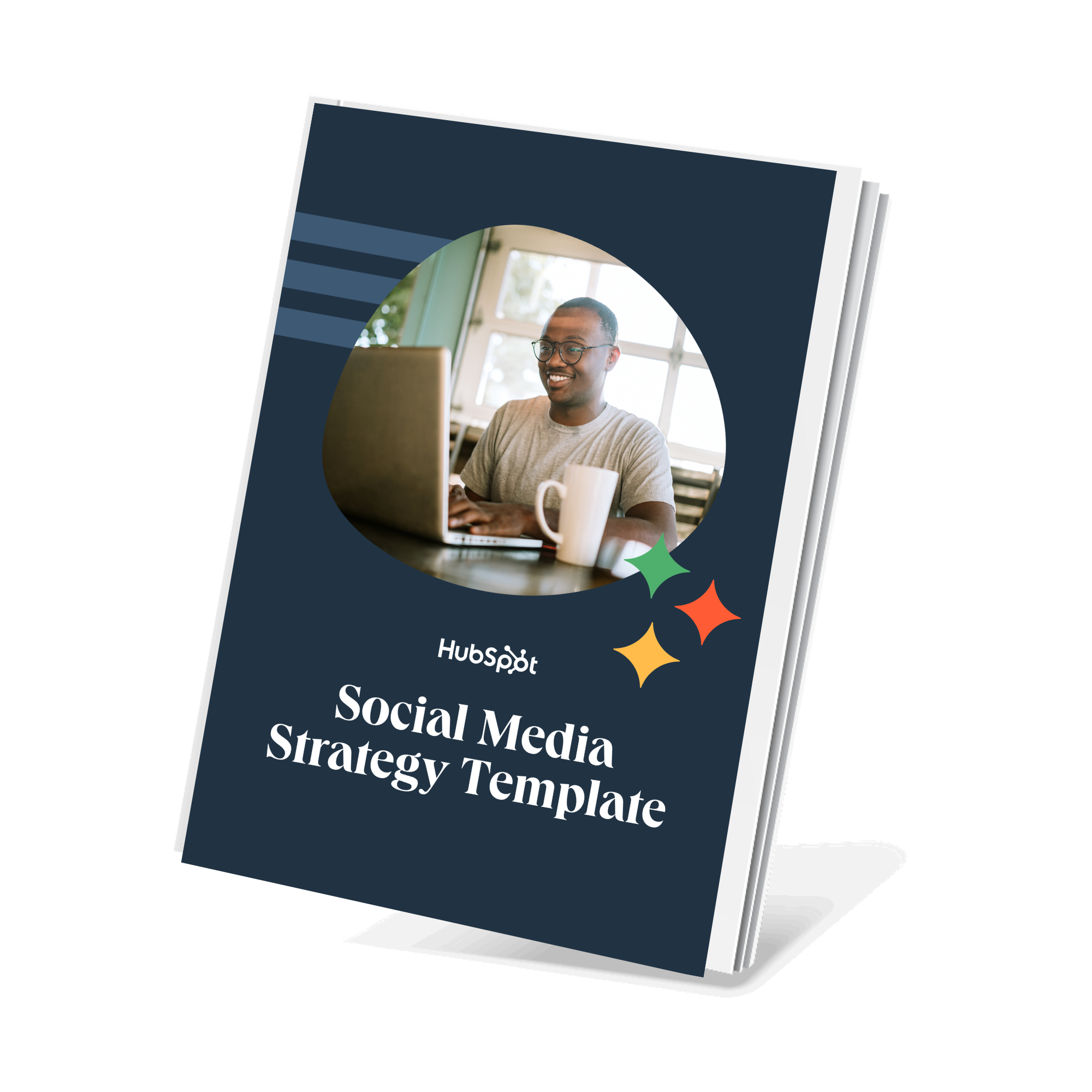ebook cover -  transparent - social media strategy template