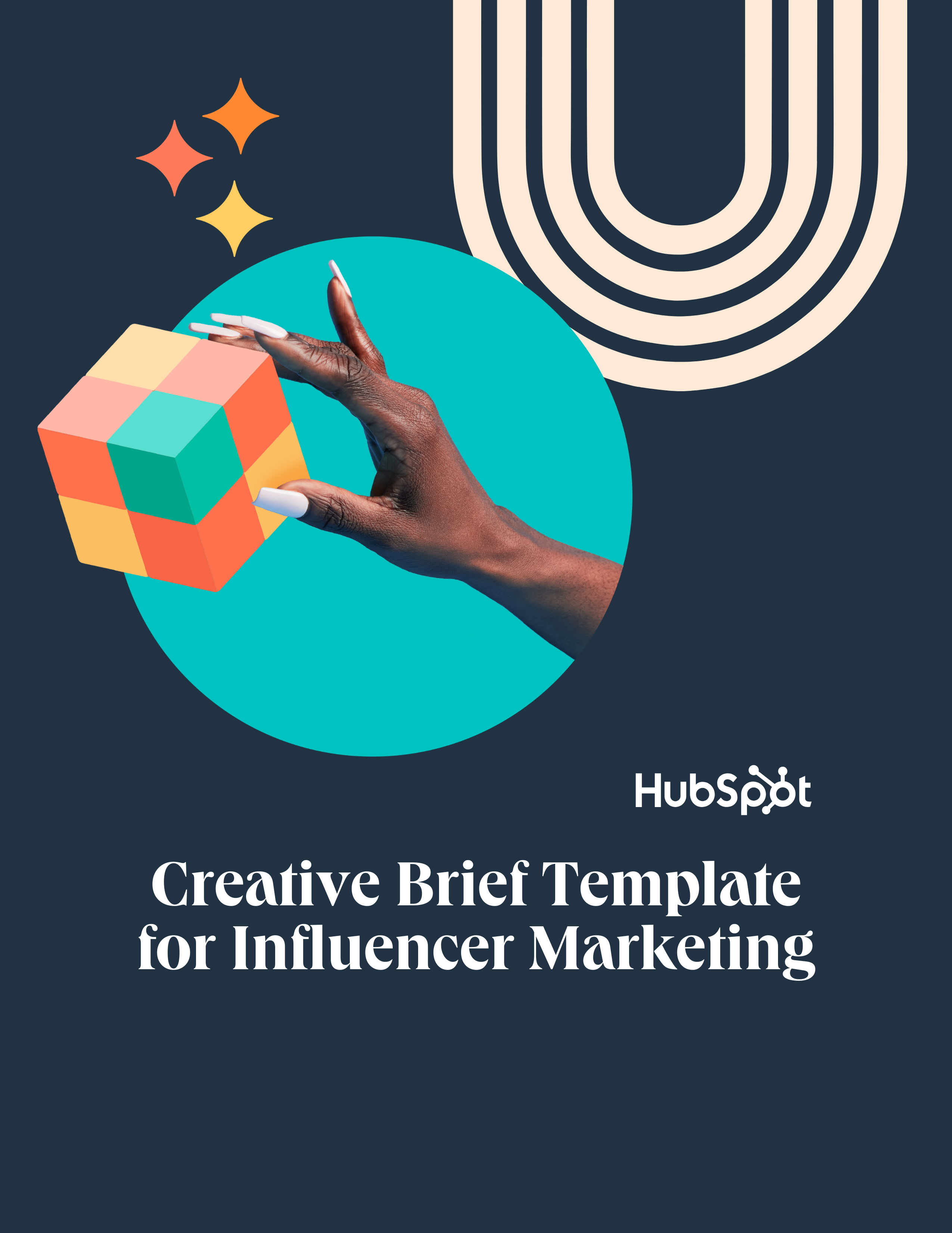 ebook cover -creative brief template for influencer marketing