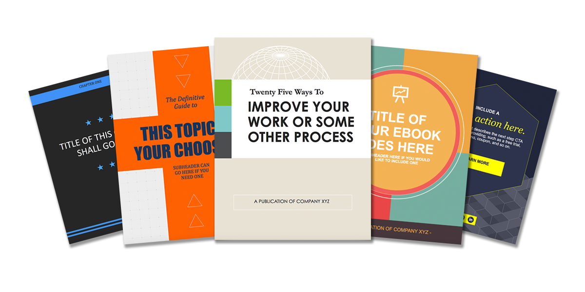 Free Download: 5 Ebook Templates